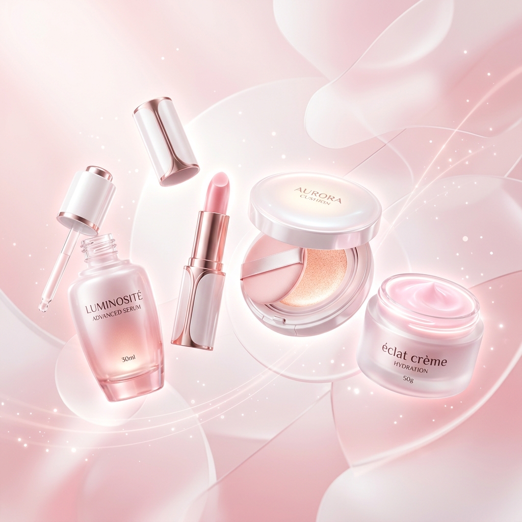 Futuristic 3D Cosmetics